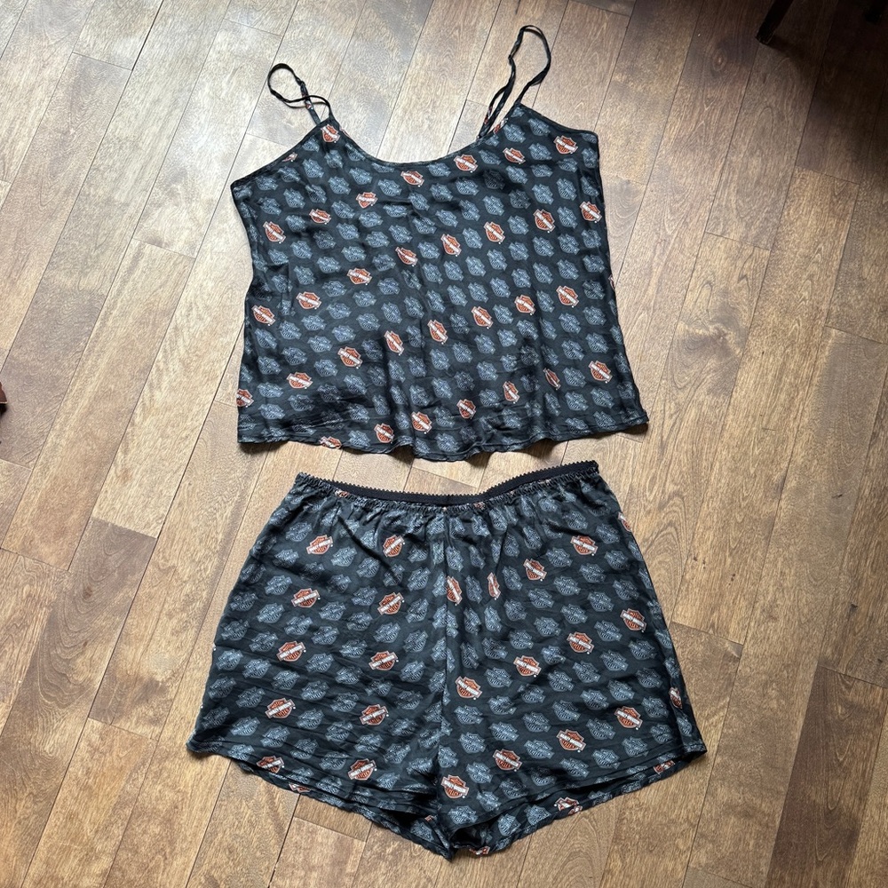 Harley-Davidson Silk Pyjama Set